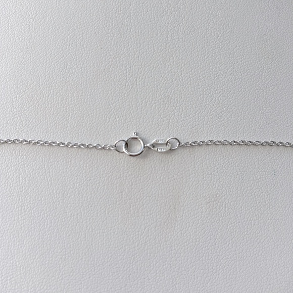 Sterling Silver Heart Link Necklace - Picture 3 of 3